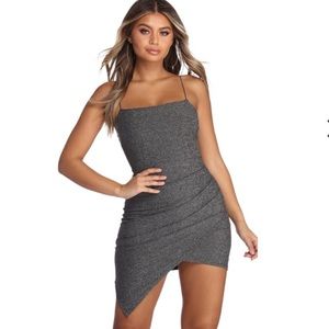 Glitter Asymmetrical Dress